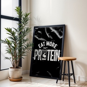 Eat More Protein - Digitális Letöltés - otthon & életmód - dekoráció - kép & falikép - poszter - Meska.hu