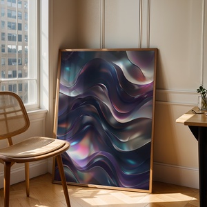 Folyékony Fém Hatású Absztrakt Poszter - Digitális Letöltés - otthon & életmód - dekoráció - kép & falikép - poszter - Meska.hu