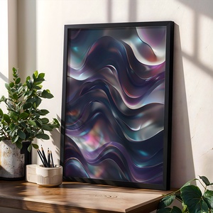 Folyékony Fém Hatású Absztrakt Poszter - Digitális Letöltés - otthon & életmód - dekoráció - kép & falikép - poszter - Meska.hu