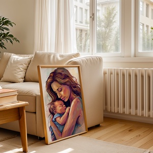 Anya és Gyermeke  - Digitális Letöltés - otthon & életmód - dekoráció - kép & falikép - poszter - Meska.hu