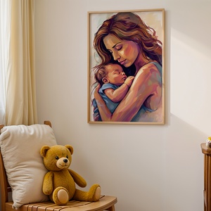 Anya és Gyermeke  - Digitális Letöltés - otthon & életmód - dekoráció - kép & falikép - poszter - Meska.hu