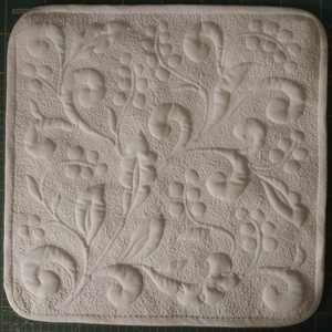 Hófehér quilt párnahuzat, Otthon & Életmód, Lakástextil, Párna & Párnahuzat, Varrás, Hímzés, MESKA