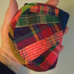 Színes textil pénztárca farmerrel - Meska.hu