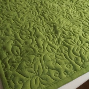 Zöld quilt párnahuzat - Meska.hu