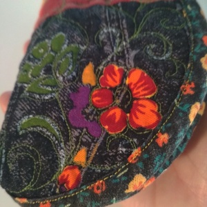 Bohém textil pénztárca  - táska & tok - pénztárca & más tok - aprópénztartó - Meska.hu