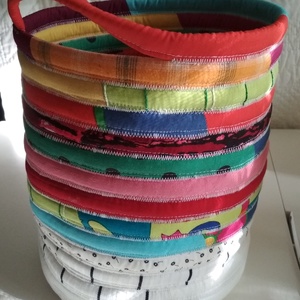 Textil tároló bohém színvilággal - Meska.hu