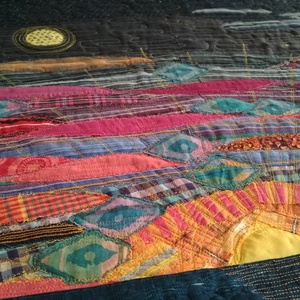 'Hajnal' textil falikép - művészet - textilkép - egyéb - Meska.hu