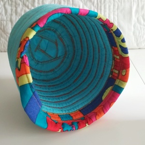 Textil tároló, élénk színekkel - otthon & életmód - tárolás & rendszerezés - tárolókosár - Meska.hu
