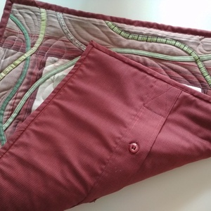 Rózsás patchwork és quilt párnahuzat - otthon & életmód - lakástextil - párna & párnahuzat - díszpárnahuzat - Meska.hu