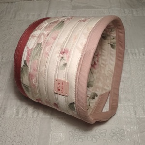 Textil tároló, rózsás - otthon & életmód - tárolás & rendszerezés - tárolókosár - Meska.hu