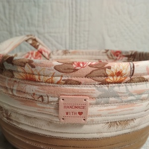 'Japán tavasz' textil tároló - otthon & életmód - tárolás & rendszerezés - tárolókosár - Meska.hu