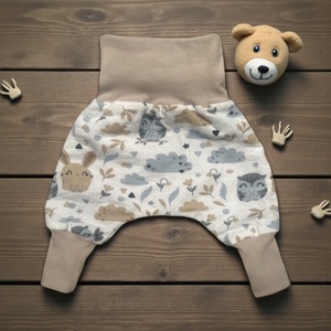 Kisnadrág egyszínű duplagéz béléssel, Baba - mama, Babaruházat, Baba nadrág, Varrás, MESKA