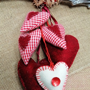 Szives kopogtató - otthon & életmód - dekoráció - ajtó- és ablak dekoráció - ajtódísz & kopogtató - Meska.hu