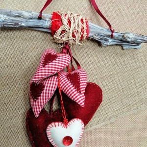 Szives kopogtató - otthon & életmód - dekoráció - ajtó- és ablak dekoráció - ajtódísz & kopogtató - Meska.hu