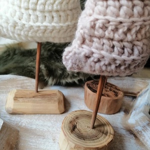 Horgolt fenyőfák ,adventi dekoráció - karácsony - adventi díszek - adventi asztaldísz - Meska.hu