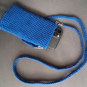 Telefon táska, fesztivál táska, horgolt tarisznya - táska & tok - kézitáska & válltáska - tarisznya - Meska.hu