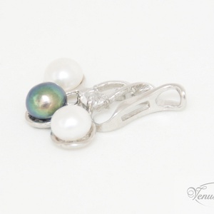 Tenyésztett gyöngy medál / Pearl pendant - Meska.hu