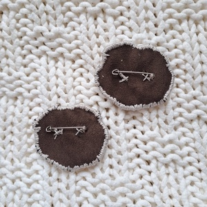 Egyedi bross pár - ékszer - kitűző és bross - kitűző - Meska.hu