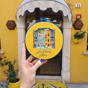 La Dolce Vita - hímzett kép  - Meska.hu