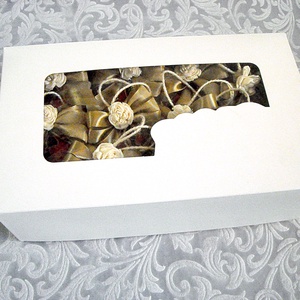 10db karácsonyfadísz dobozzal 106 - karácsony - karácsonyi lakásdekoráció - karácsonyfadíszek - Meska.hu