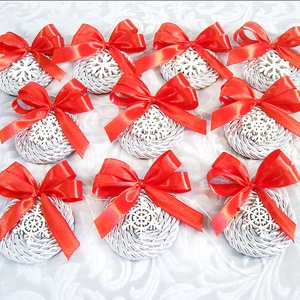 10db karácsonyfadísz dobozzal 111 - karácsony - karácsonyi lakásdekoráció - karácsonyfadíszek - Meska.hu