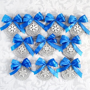 10db karácsonyfadísz dobozzal 112 - karácsony - karácsonyi lakásdekoráció - karácsonyfadíszek - Meska.hu