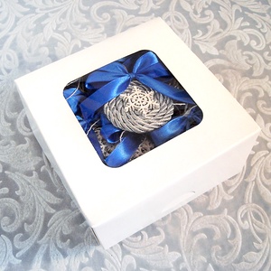 10db karácsonyfadísz dobozzal 112 - karácsony - karácsonyi lakásdekoráció - karácsonyfadíszek - Meska.hu