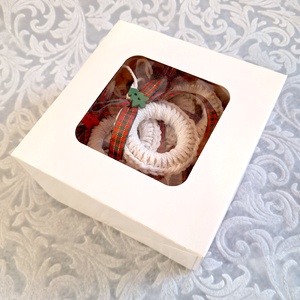 10db horgolt karácsonyfadísz 174 - karácsony - karácsonyi lakásdekoráció - karácsonyfadíszek - Meska.hu