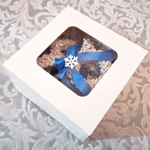 10db csomózott karácsonyfadísz 181 - karácsony - karácsonyi lakásdekoráció - karácsonyfadíszek - Meska.hu