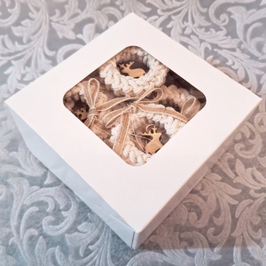 10db csomózott karácsonyfadísz 182 - karácsony - karácsonyi lakásdekoráció - karácsonyfadíszek - Meska.hu