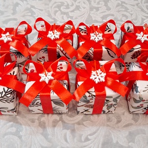 8db karácsonyfadísz 186 - karácsony - karácsonyi lakásdekoráció - karácsonyfadíszek - Meska.hu