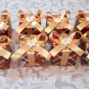 8db karácsonyfadísz 187 - karácsony - karácsonyi lakásdekoráció - karácsonyfadíszek - Meska.hu