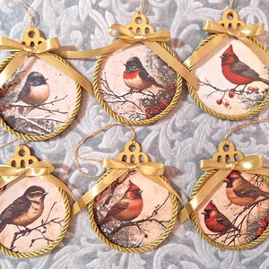 6db nagy karácsonyfadísz 192 - karácsony - karácsonyi lakásdekoráció - karácsonyfadíszek - Meska.hu