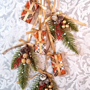 Karácsonyi ajtódísz 194 - Meska.hu