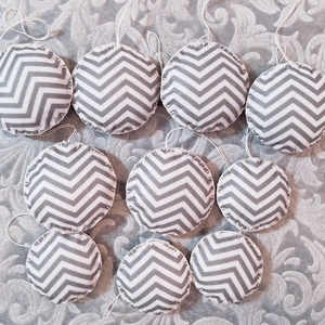 10db filc karácsonyfadísz 199 - karácsony - karácsonyi lakásdekoráció - karácsonyfadíszek - Meska.hu