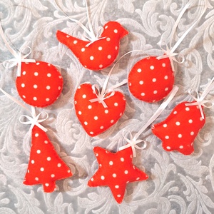 7db filc karácsonyfadísz 205 - karácsony - karácsonyi lakásdekoráció - karácsonyfadíszek - Meska.hu