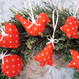 7db filc karácsonyfadísz 205 - Meska.hu