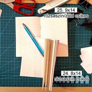 Művészpapír borítós notesz 24-25 - otthon & életmód - papír, írószer - jegyzetfüzet & napló - Meska.hu