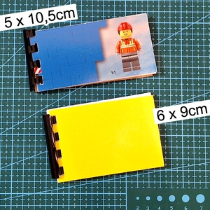Lego city és karton notesz 6-7   , Otthon & Életmód, Papír, írószer, Jegyzetfüzet & Napló, Újrahasznosított alapanyagból készült termékek, Könyvkötés, MESKA