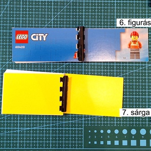 Lego city és karton notesz 6-7    - otthon & életmód - papír, írószer - jegyzetfüzet & napló - Meska.hu