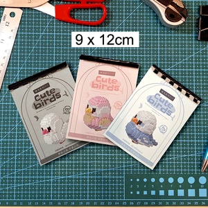 Madárka notesz  1-3, Otthon & Életmód, Papír, írószer, Jegyzetfüzet & Napló, Újrahasznosított alapanyagból készült termékek, Könyvkötés, MESKA