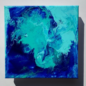 Absztrakt festmény 2., Művészet, Festmény, Akril, Festészet, MESKA