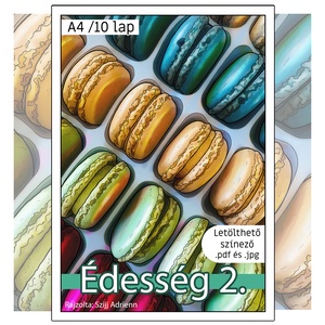 Letölthető színező - Édesség 2 - Meska.hu