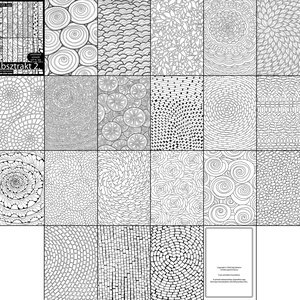 Letölthető színező - Absztrakt 2 - művészet - grafika & illusztráció - digitális - Meska.hu
