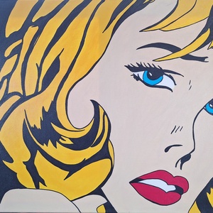 60x80 PopArt festmény - művészet - festmény - akril - Meska.hu