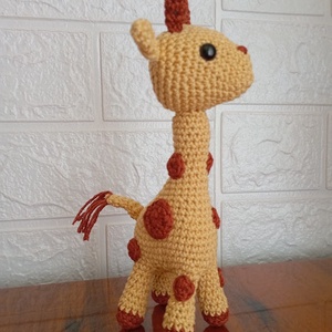 Zsiráf - amigurumi figura - játék & sport - plüssállat & játékfigura - más figura - Meska.hu