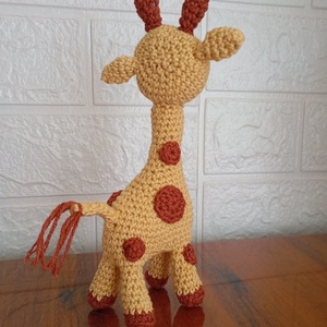 Zsiráf - amigurumi figura - játék & sport - plüssállat & játékfigura - más figura - Meska.hu