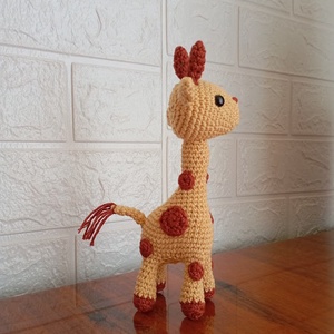 Zsiráf - amigurumi figura - játék & sport - plüssállat & játékfigura - más figura - Meska.hu