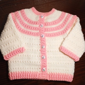 Baba kardigán 12-18 hónapos babának, Ruha & Divat, Babaruha & Gyerekruha, Gyerek kabát, dzseki, Horgolás, Varrás, MESKA