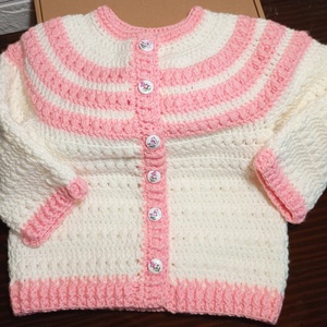 Baba kardigán 12-18 hónapos babának - ruha & divat - babaruha & gyerekruha - gyerek kabát, dzseki - Meska.hu